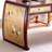 Traditional Solid Wood Hand-Painted 6-Drawer Desk