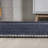 Amdrew Solid Centre Stripe Machine-Washable Navy/Gray Rug-119051733