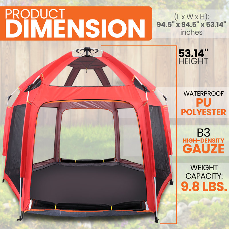  Lit de bébé convertible, Rouge