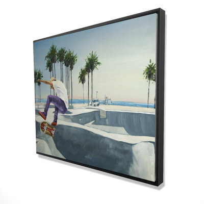 Skate Park California Print On Canvas