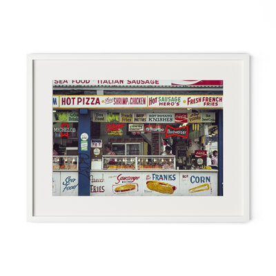 Coney Island Snacks Framed Photographic Print