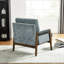Siège d'appoint bleu - Option de fauteuil confortable et élégante