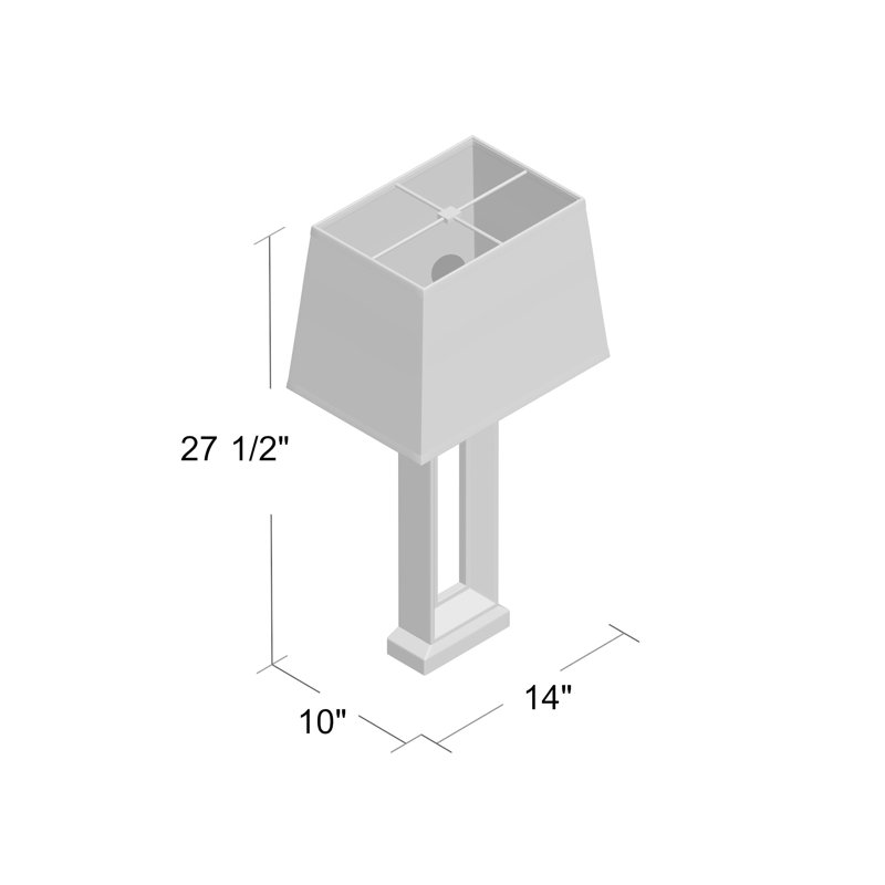 Calais Resin Table Lamp