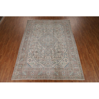 Geometric Wool Traditional  Area Rug 8x11