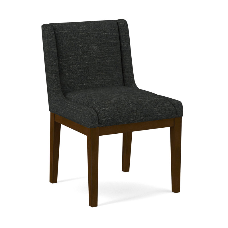 Upholstered Dining Chair, Pecan, Evolution Caribou
