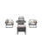 Kimla 4 - Person Patio Conversation Set with Cushions-1572059832