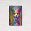 Art mural en métal Winston Porter «Happiness Corgi» par Dean Russo-1942025150