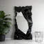 Miroir mural noir à motif géométrique abstrait-1148589518