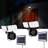 10W Adjustable Heads LED Solar Power Outdoor Security Flood Light with Motion Sensor