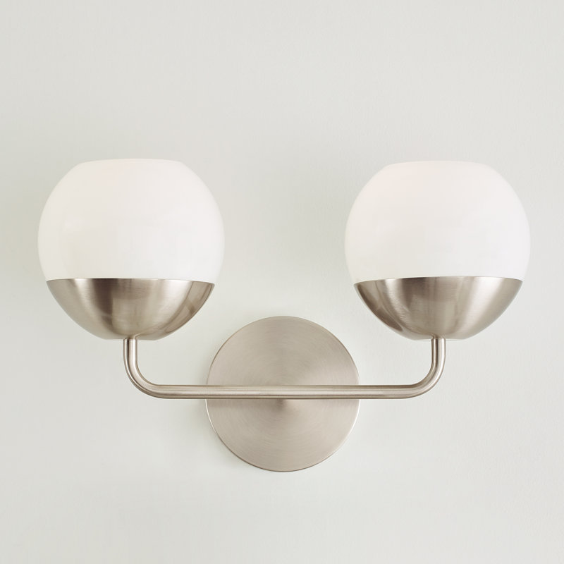 Avoca 2 - Light Dimmable Vanity Light, Brushed Nickel