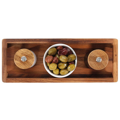 Loon Peak® Kaella Acacia Wood Tray