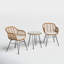 Fuze Wicker 2 - Person Patio Conversation Sets with Cushions-295692634