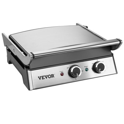 VEVOR 14.5'' W x 13.3'' D Foldable Portable Indoor/Outdoor Use Single Burner Countertop Electric Grill
