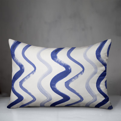 Chevron Outdoor Reversible Throw Pillow