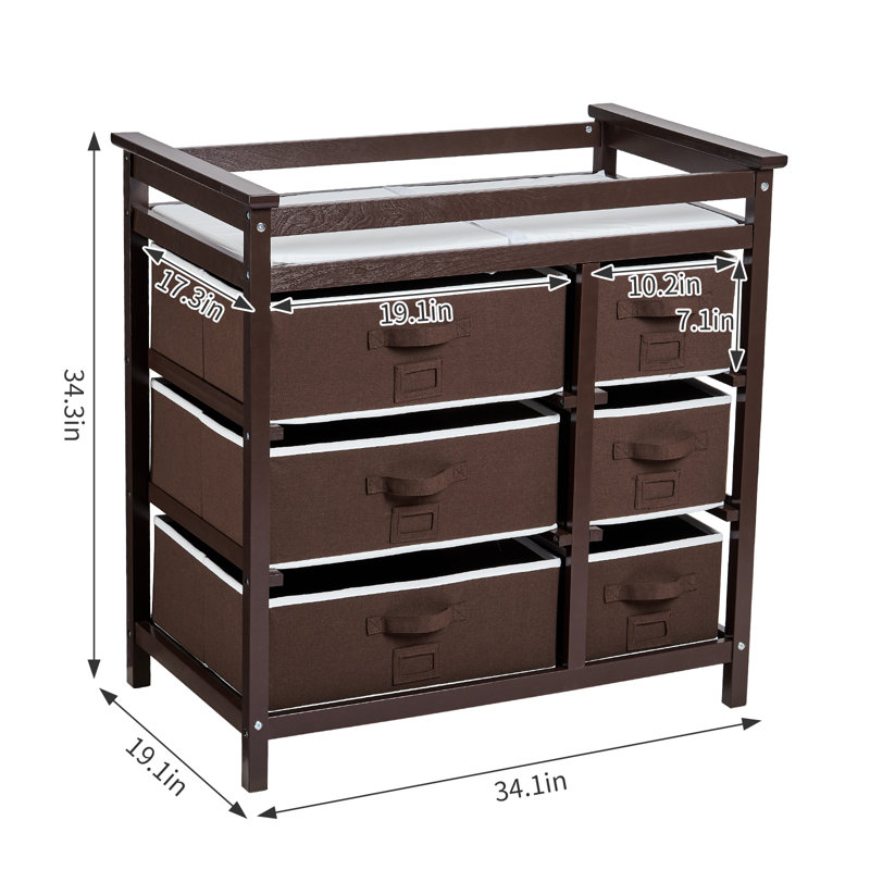 Sudarshan 31'' Kitchen Pantry, Brown