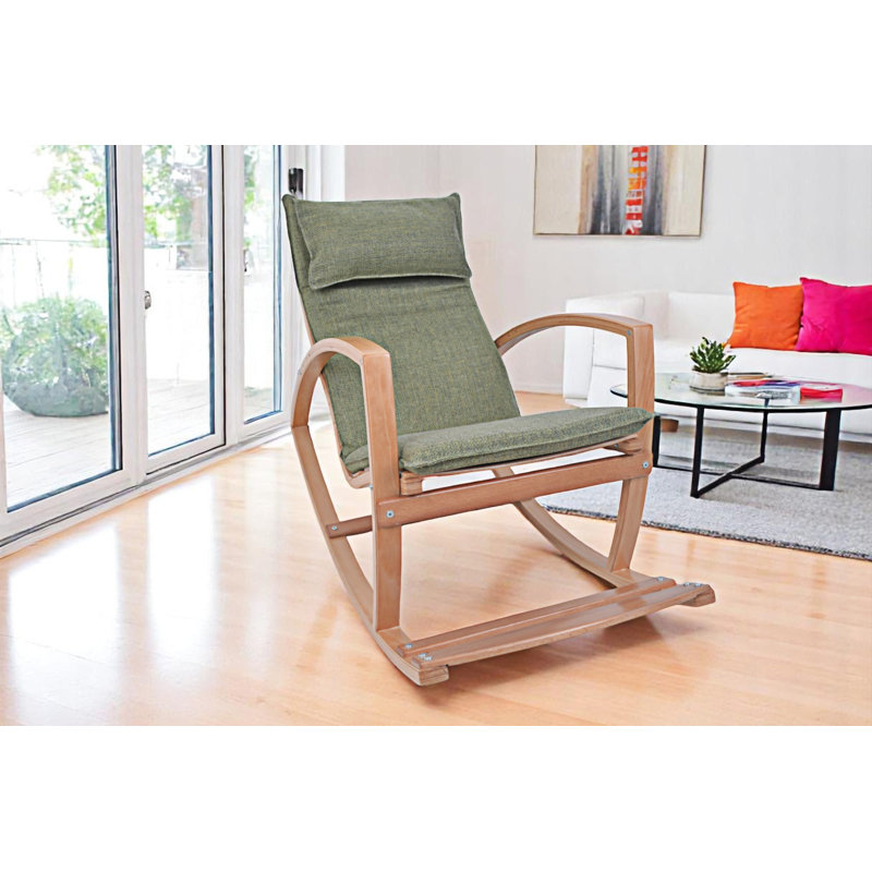 Chaise berçante moderne (y compris la chaise), Vert