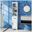 Armoire de rangement étroite étroite avec tiroir et grande salle de bain-2001058446