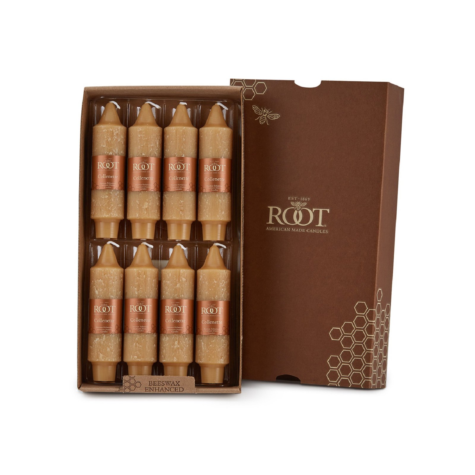 Unscented Taper Candle, Beeswax