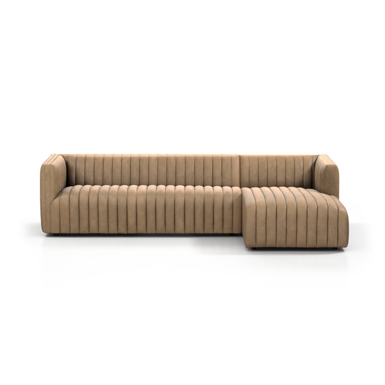 Brandt 2 - Piece Leather Chaise L-Sectional