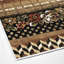 Tapis brun en polyamide tissé à la machine-582333082