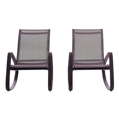 Modway Havenside Home Coffman Cove Rocking Outdoor Mesh Lounge Chair