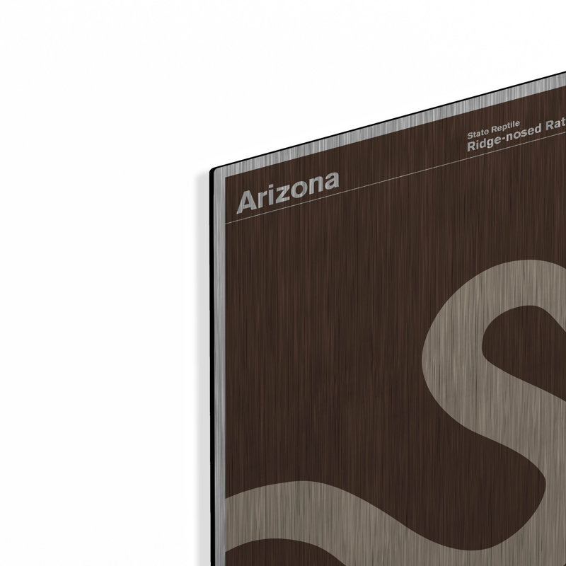 "State Posters AZ" par Print Collection, H 16 po x l 12 po
