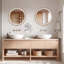 Miroir mural rond pour meuble-lavabo-2115790685