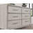 Roundhill Haak 4-piece Bedroom Set With Touch Led Lighting, Gray Oak Finish, Queen-200390667-172647566