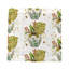 Serviettes de table en satin de coton Monkey-910139331