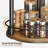 Spice Rack, Set Of 2 Lazy Susan Organizer, 2-Tier Turntable Organizer