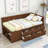 Kouta Wood Daybed with Drawers and Shelves-2034574561-2034574560