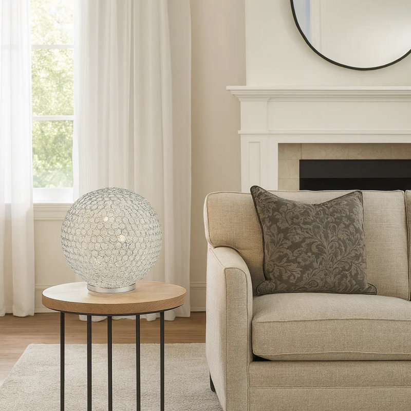 Lampe globe en métal Kelianne