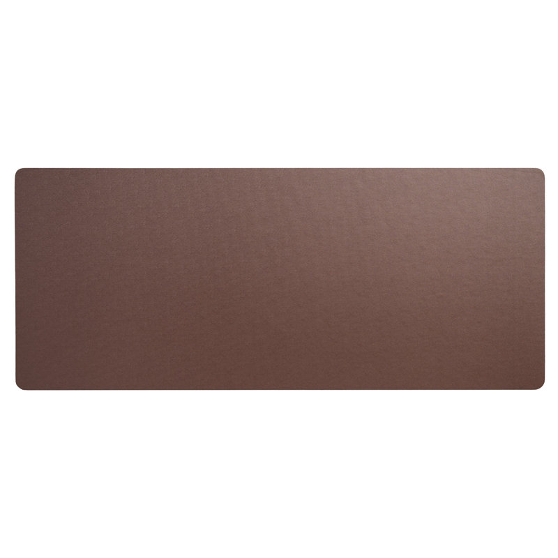 Comiskey Vinyl Desk Pad, Chocolate Brown