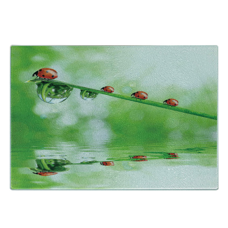 Planche à découper en verre trempé Ambesonne