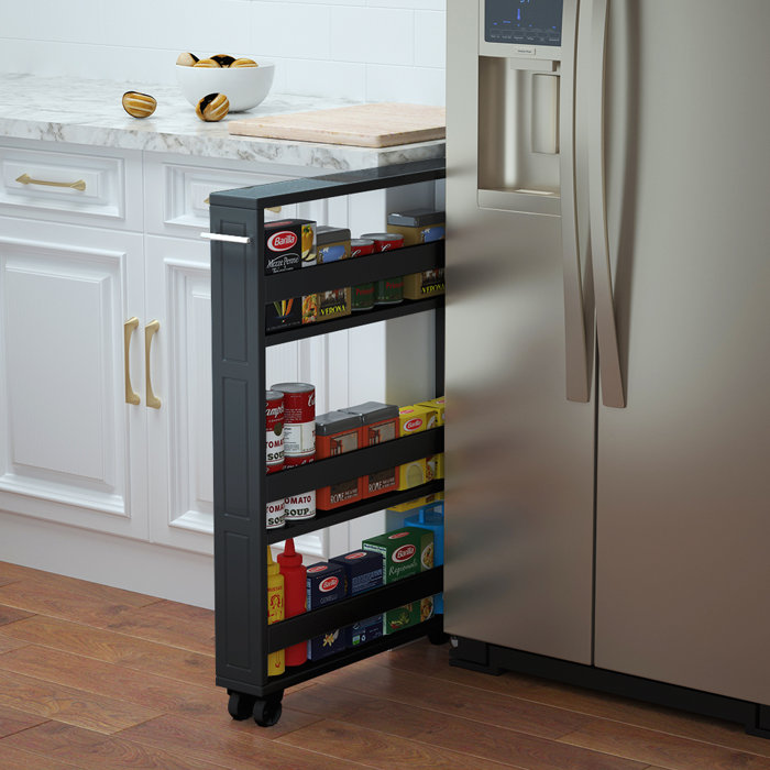 Latitude Run® Ihlen Wood Pull Out Pantry & Reviews | Wayfair