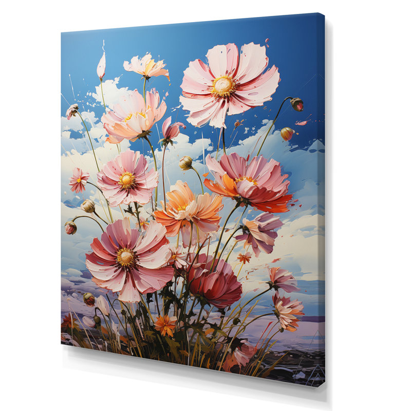 Oroklini Meadow Cosmos Symphony - impression, H 20 po x l 12 po x P 1 po, Toile tendue