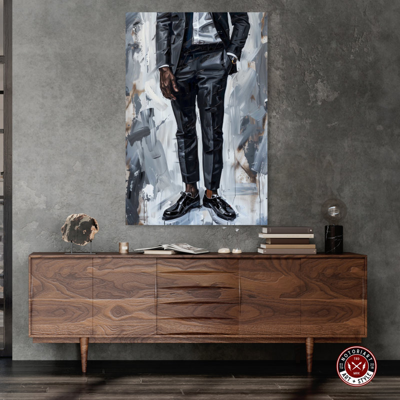 «Notoriart Man Of Style», pièce 1, Toile tendue, H 45 po x l 30 po