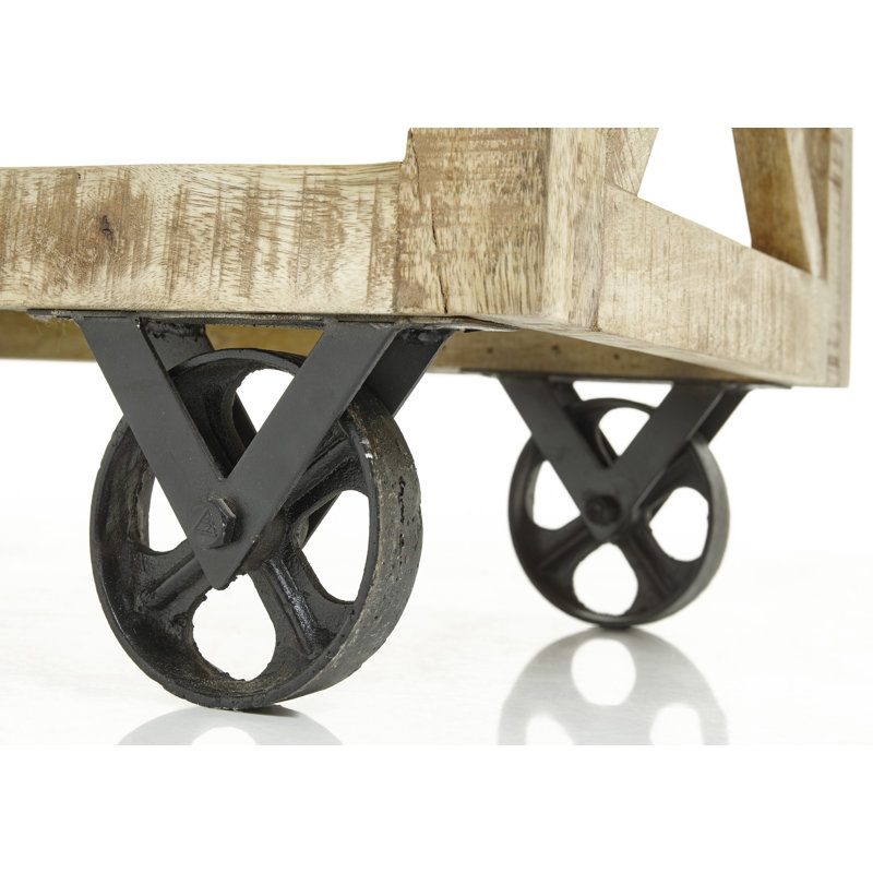 Solid Wood Bar Cart