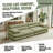 120'' W Compressed Boneless 3-Seat Sofa-195546581