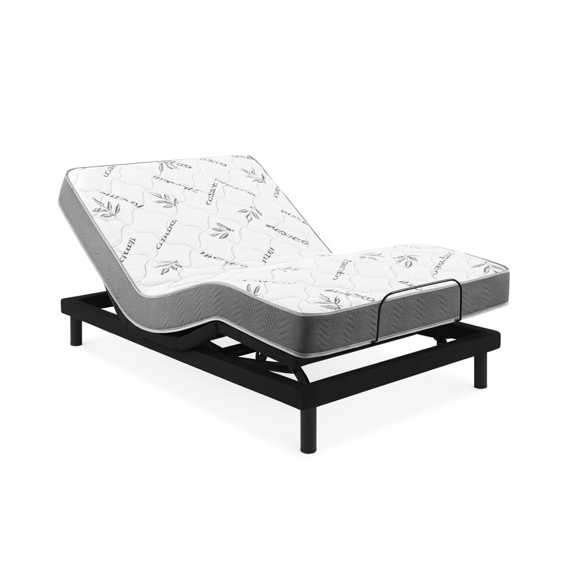 Matelas pour grand lit de 6 po en mousse avec housse et noyau dur pour support stable, mousse blanche, profondeur de 78,47 po, largeur de 58,93 po, refroidissement naturel de 5,65 po, apparence, noyau, poids de 26,49 lb