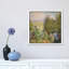 A Corner Of The Garden At Montgeron, 1876-7 by Claude Monet - Floater Frame Painting on Canvas-1634466036-1634466007