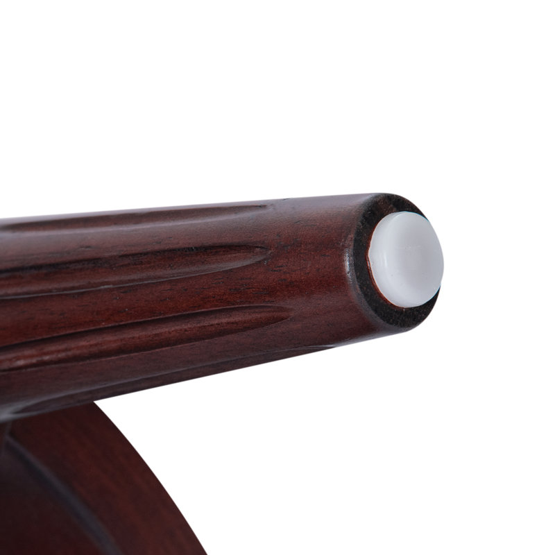 Tabouret de comptoir pivotant de 26 à 30 po de hauteur avec structure en bois massif, Brown