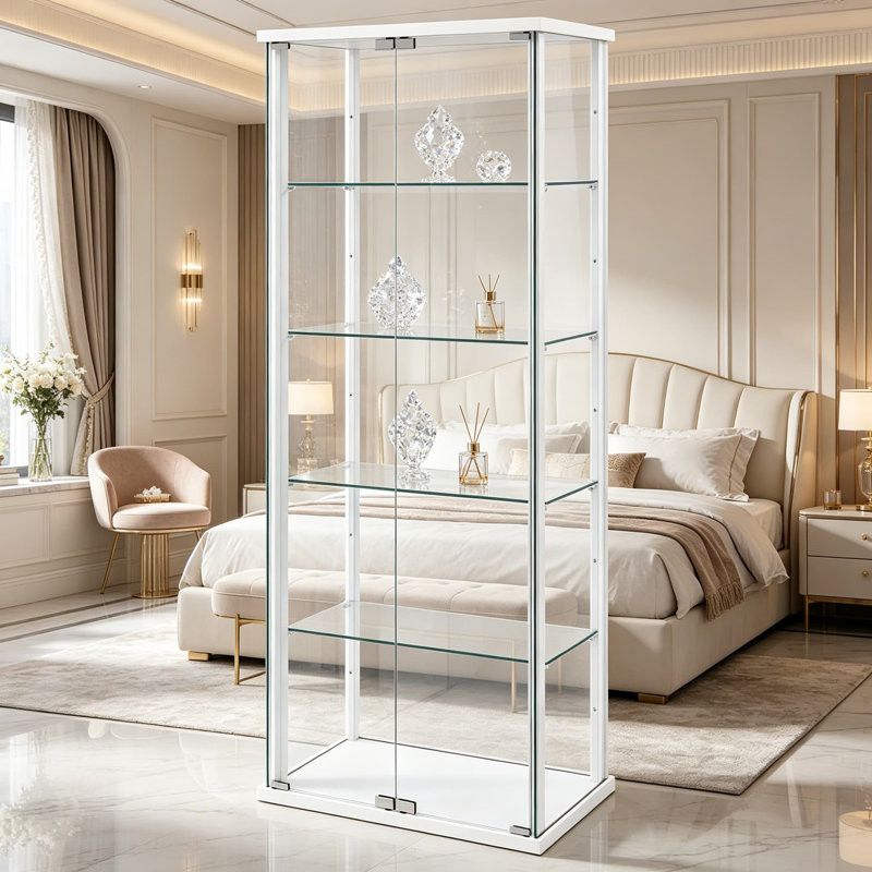 Vitrine en verre Delphinium
