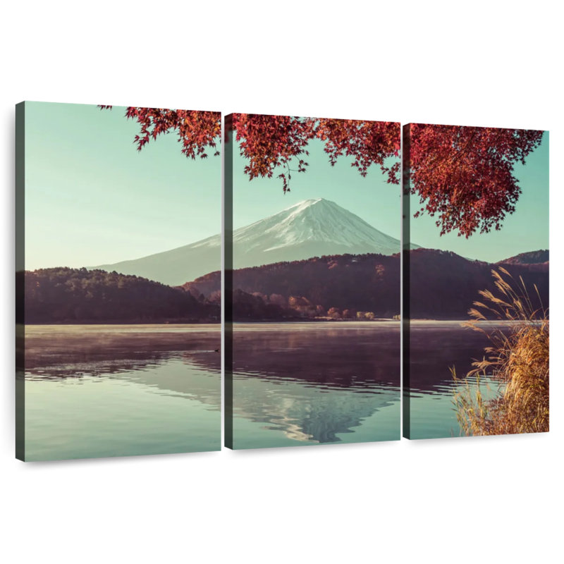 Alvord, mont Fuji en automne, H 48 po x l 74 po