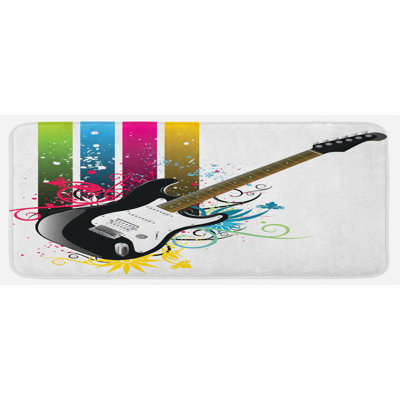 Tapis de cuisine guitare