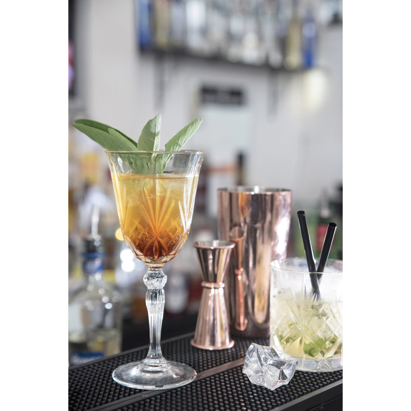 Elegant Clear Crystal Wine Glass Set for Cold Beverages