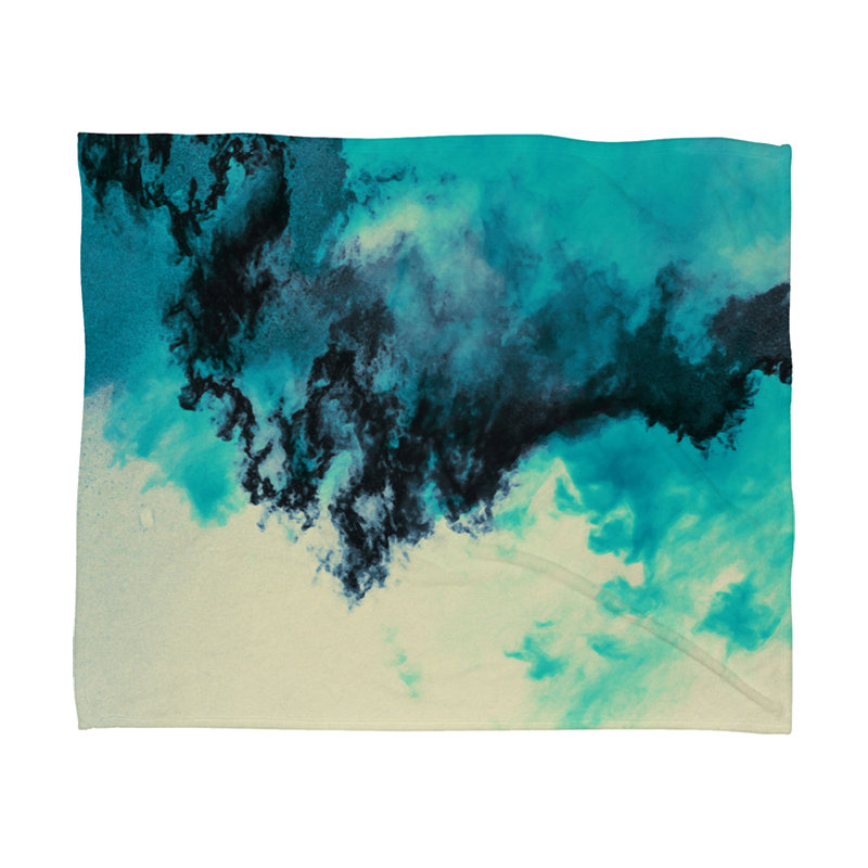 Jeté à nuages peints Khristian A Howell, l 60 po x L 80 po