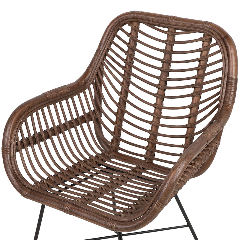 Mcnally 40cm H Windsor Back Armchair, Brown
