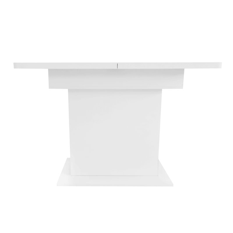 Carold Extendable Dining Table, White