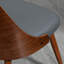 Chaise d'appoint Homcom en gris